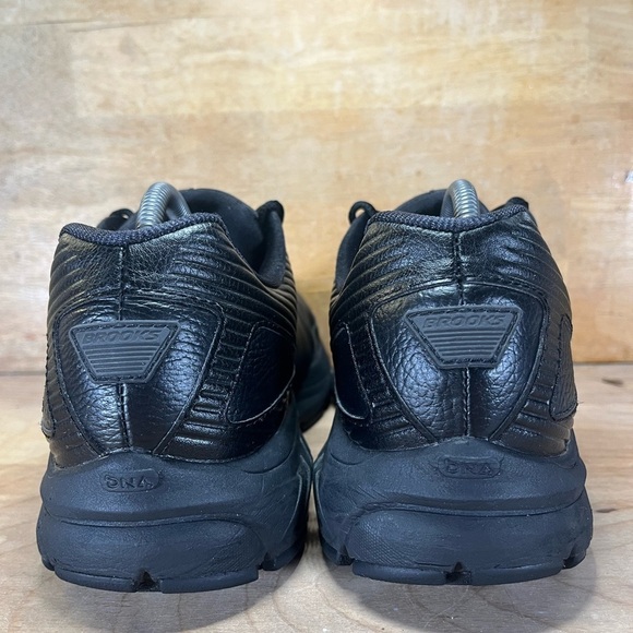 Brooks Addiction Walker 2 Mens Size 10.5 (B) Narrow Walking Shoes Sneakers Black - Picture 4 of 9